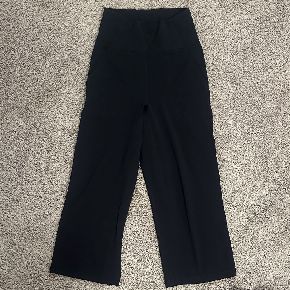 Lululemon Black Wide Leg Pants size 4